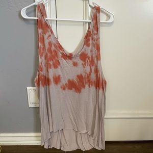 Free People Tie Dye Oversized Tank Top